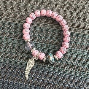 Beautiful Pink Stretchy Bracelet